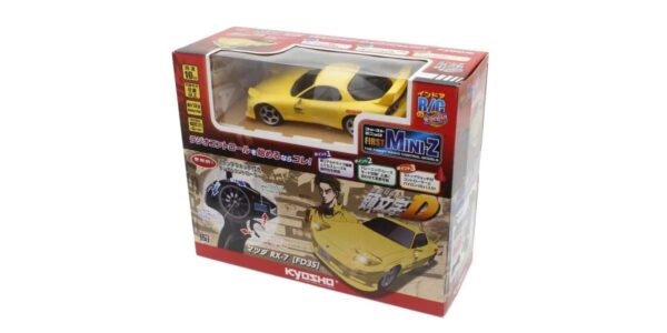 MINI-Z FIRST 1/28 INITIAL-D MAZDA SAVANNA RX-7 FD3S YE. KYOSHO 66603A - Imagen 6