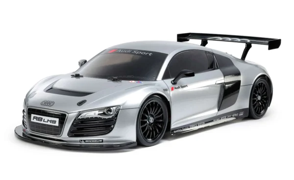 AUDI R8 LMS 2008 TT-02 4WD 1/10. TAMIYA 58749-600