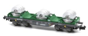 VAGON PLATAFORMA PORTABOBINAS MMB, RENFE. MFTRAIN N33030