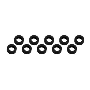 ARANDELAS ALUMINIO 3x6x2mm NEGRA (10). ULTIMATE UR1506-N