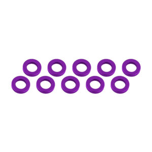 ARANDELAS ALUMINIO 3x6x2mm PURPURA (10). ULTIMATE UR1506-P
