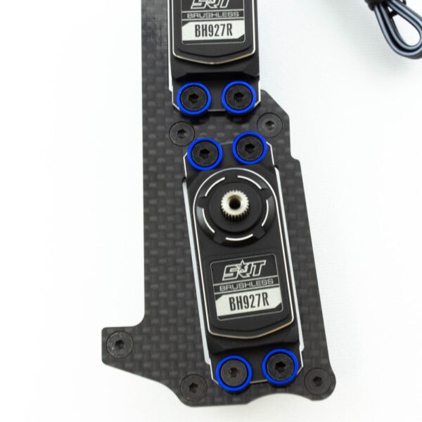 ARANDELAS ALUMINIO PARA SERVO, AZUL (8). ULTIMATE UR1507-A