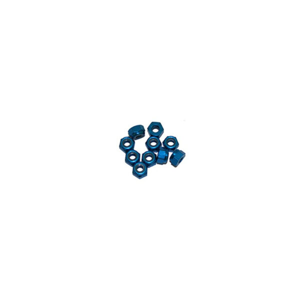 TUERCAS AUTOBLOCANTES M4, AZUL (10und). ULTIMATE UR1512-A - Imagen 2