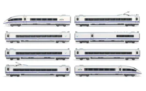AUTOMOTOR RENFE AVE S-103 AZUL/BLANCO. ARNOLD HN2611