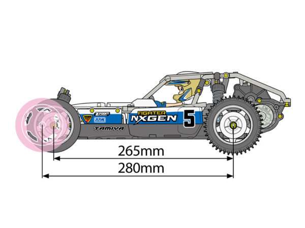 BUGGY FIGHTER NXGEN DT-04 1/10. TAMIYA 58741 - Imagen 4