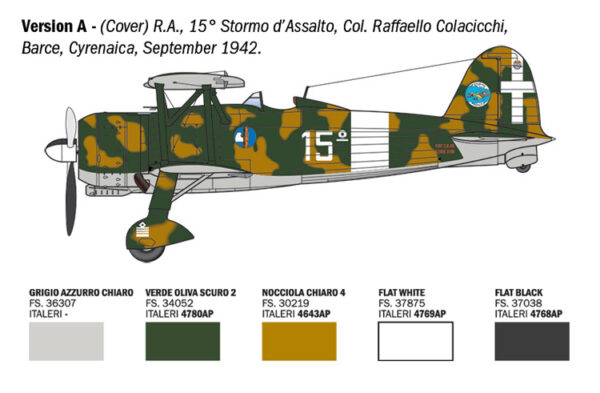 ITALERI FIAT CR.42 FALCO 1/48. 2842 - Imagen 2