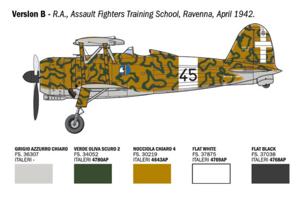 ITALERI FIAT CR.42 FALCO 1/48. 2842 - Imagen 3