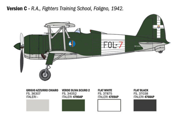 ITALERI FIAT CR.42 FALCO 1/48. 2842 - Imagen 4