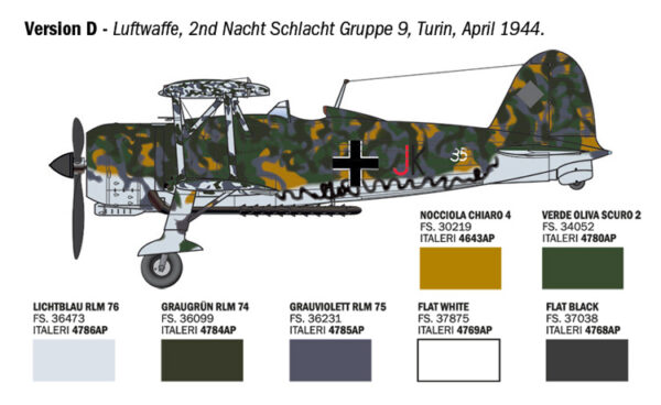 ITALERI FIAT CR.42 FALCO 1/48. 2842 - Imagen 5