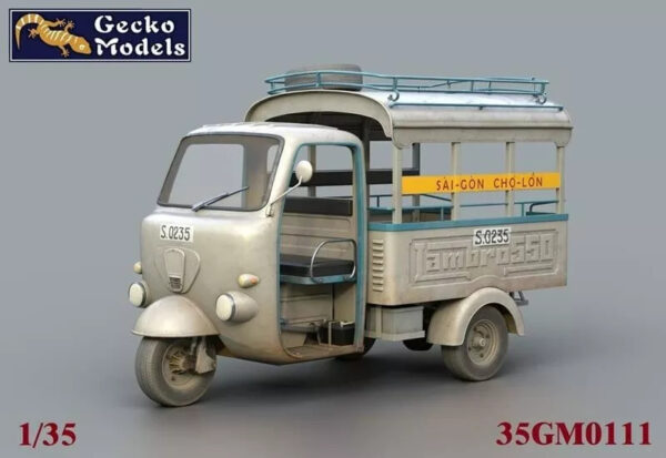 GECKO MODELS TRICICLO MOTORIZADO 1/35. 35GM0111 - Imagen 2