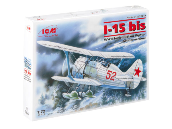 ICM I-15 bis BIPLANO SOVIÉTICO EDICIÓN INVIERNO 1/72. 72013