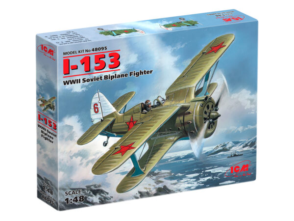 ICM I-153 BIPLANO SOVIÉTICO 1/48. 48095