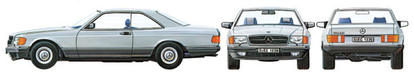 TAMIYA MERCEDES BENZ 500 SEC 1/24. 24029 - Imagen 5
