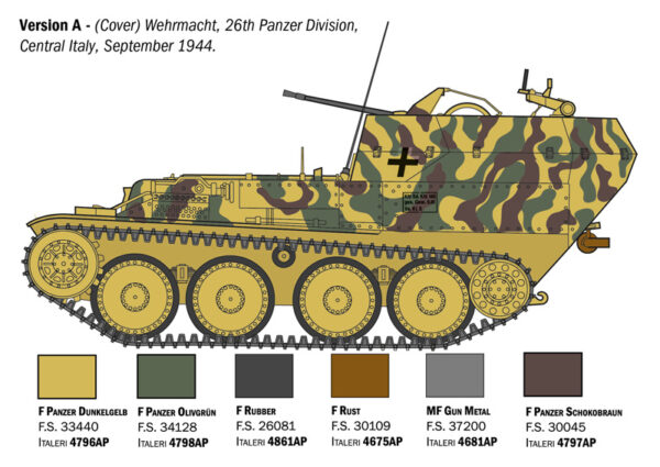 ITALERI SD. KFZ. FLAKPANZER GEPARD 1/35. 96461 - Imagen 2