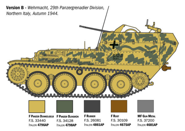 ITALERI SD. KFZ. FLAKPANZER GEPARD 1/35. 96461 - Imagen 3