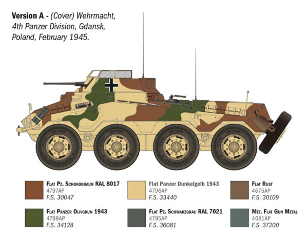 ITALERI Sd. Kfz. 234/1 1/35. 6757 - Imagen 2