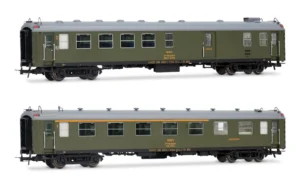 SET DE 2 COCHES RENFE SERIE 5000 FURGON Y CAFETERIA. ELECTROTREN HE4037