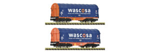 SET 2 VAGONES CON LONA WASCOSA. FLEISCHMANN 6660105