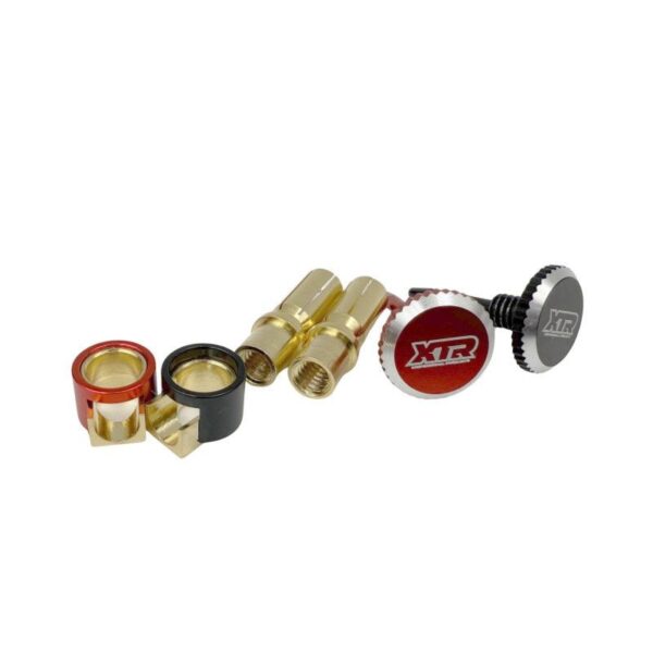 BANANA 5mm CON TAPONES DE SEGURIDAD. XTR-0331