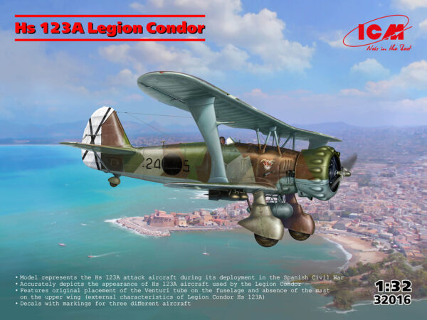 ICM Hs 123A CONDOR DE LA LEGIÓN 1/32. 36016
