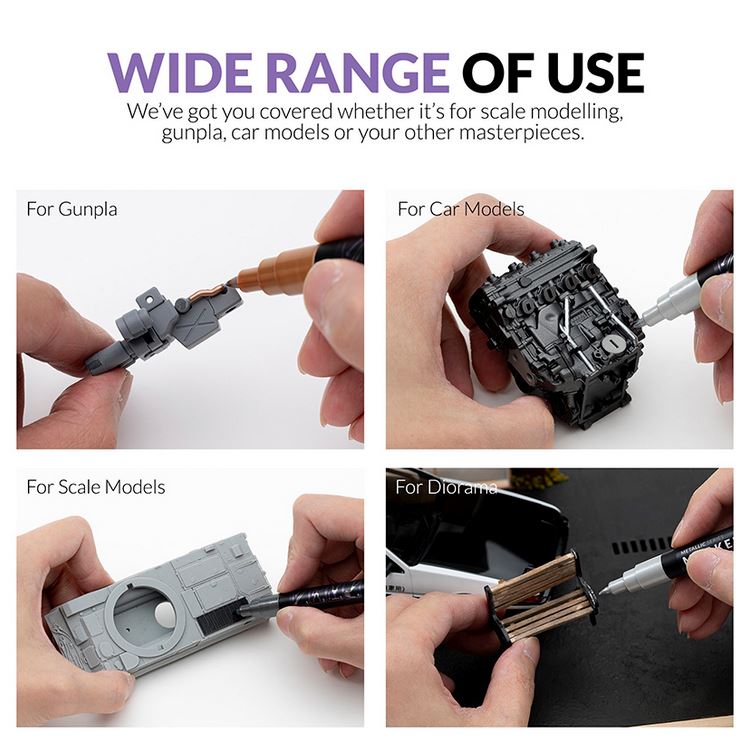 MARCADORES METALICOS ACRILICOS (10). GAAHLERI GA-42328 - Imagen 7