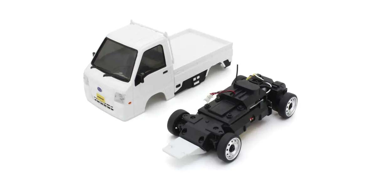 MINI-Z FIRST 1/28 INITIAL-D SUBARU SAMBAR WH. KYOSHO 66607A - Imagen 5