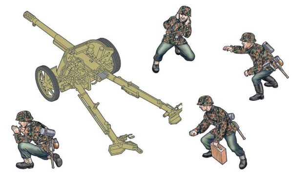ITALERI PaK 97 / 38 AT GUN 1/35. 96460 - Imagen 2