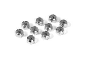 TUERCAS AUTOBLOCANTES 2.5mm (10). XRAY 960026
