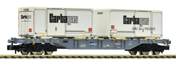 VAGON PLATAFORMA PORTACONTENEDORES, SBB. FLEISCHMANN 6660091