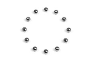 BOLAS DE CARBURO 3.175mm (12). XRAY 930130