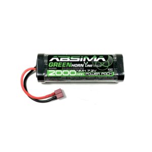 BATERIA NIMH 7.2V 2000mAh T-DEAN GREENHORN. ABSIMA 4100006