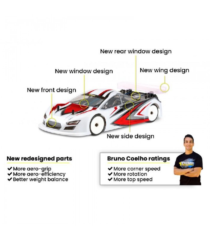 CARROCERIA TWISTER SPECIALE 0,7mm 190mm 1/10. XTREME MTB0415-ETS - Imagen 3