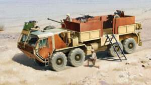 ITALERI HEMTT GUN TRUCK 1/35. 6510