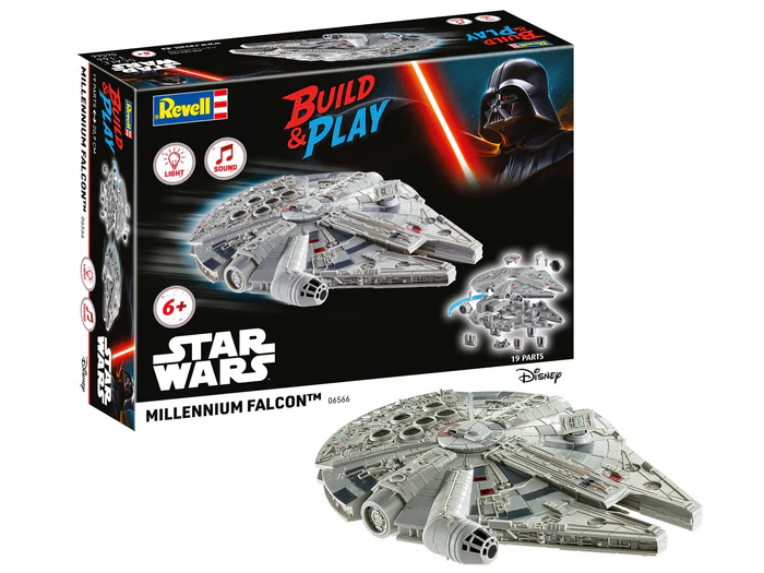 REVELL MILLENNIUM FALCON BUILD AND PLAY 1/164. 06566