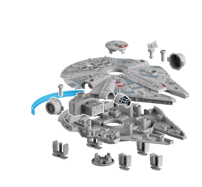 REVELL MILLENNIUM FALCON BUILD AND PLAY 1/164. 06566 - Imagen 3