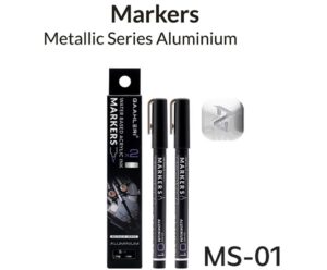 MARCADOR METALICO ACRILICO COLOR 01-ALUMINIO (2). GAAHLERI GA-45008