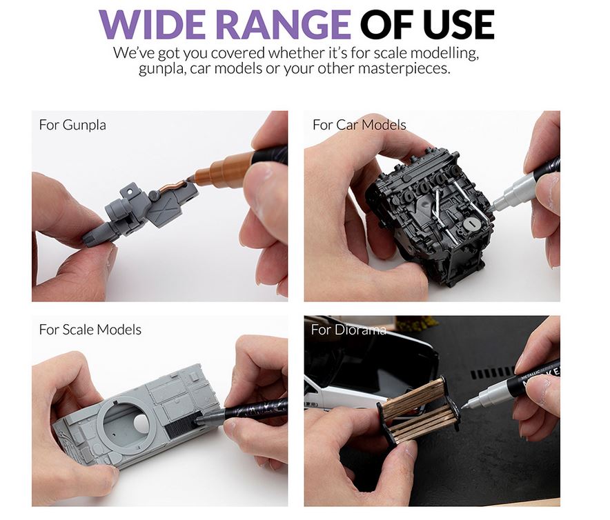 MARCADOR METALICO ACRILICO COLOR 01-ALUMINIO (2). GAAHLERI GA-45008 - Imagen 3