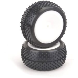 NEUMATICO CON LLANTA TRASERO MEZZO YELLOW 2WD/4WD 1/10. SCHUMACHER U6891