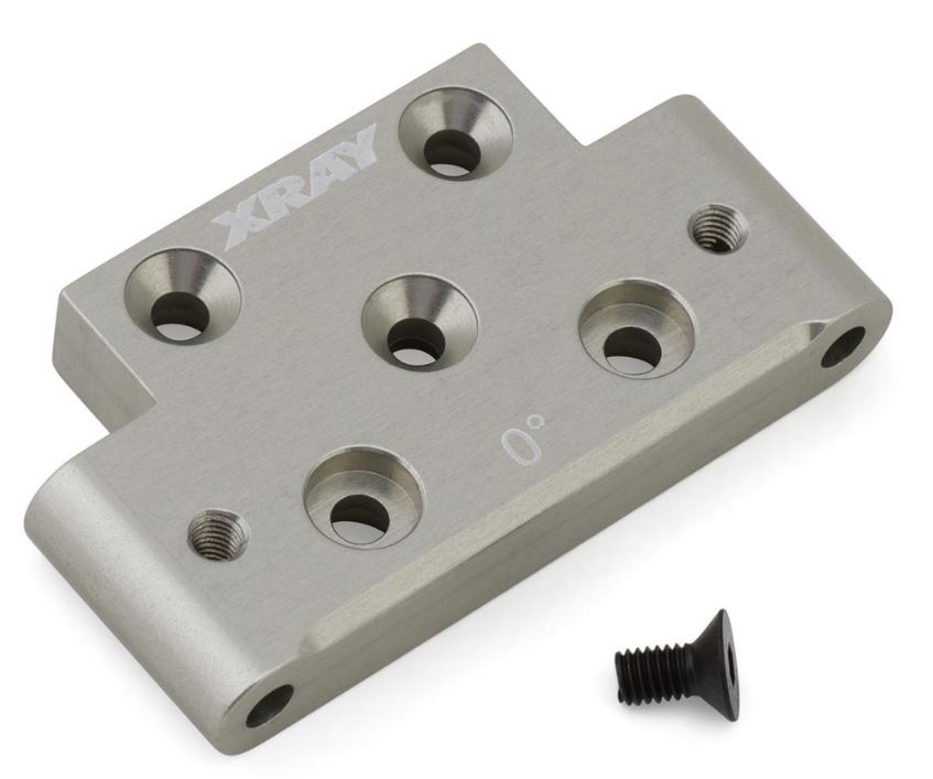 PLACA ALUMINIO SOPORTE TRAPECIO DELANTERO 0º. XRAY 322316