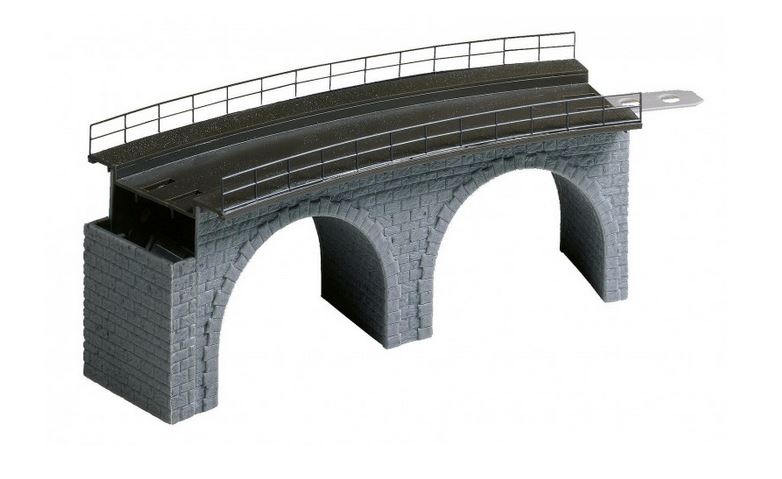 PUENTE CON VIADUCTO R=360 30º. FALLER 120478