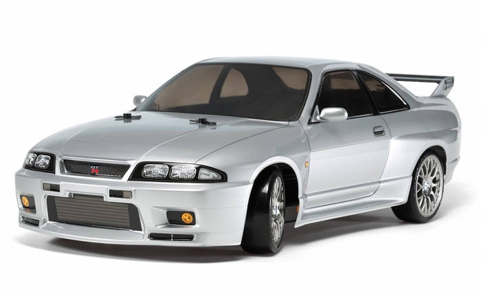 DRIFT SPEC TT-02D NISSAN SKYLINE R33 4WD 1/10. TAMIYA 58604