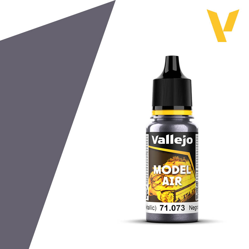 NEGRO (METALIZADO) 18ml. VALLEJO 71073