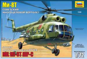 ZVEZDA HELICOPTERO SOVIETICO MI-8T HIP-C 1/72. 7230