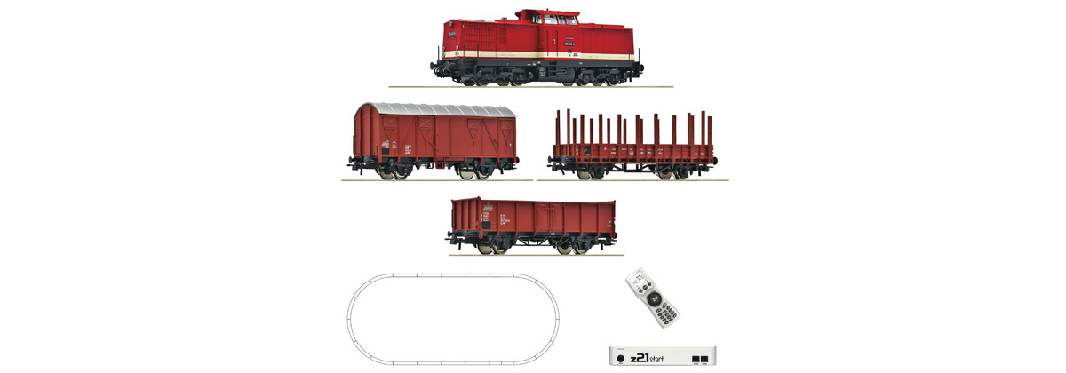KIT INICIACION DIGITAL Z21 START CON TREN DE MERCANCIAS, DR. ROCO 5110009