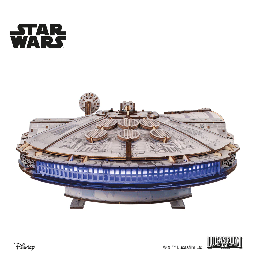 MILLENNIUM FALCON STAR WARS 1235 PIEZAS 1/75. UGEARS 70271 - Imagen 3