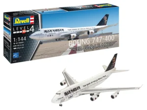 REVELL BOEING 747-400, ED FORCE ONE (IRON MAIDEN) 1/144. 03780