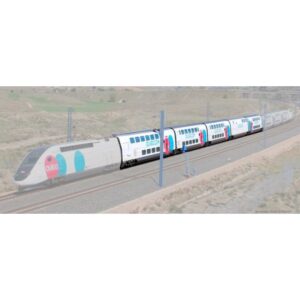 SET 5 VAGONES TGV OUIGO ESPAÑA. KATO 10-2118