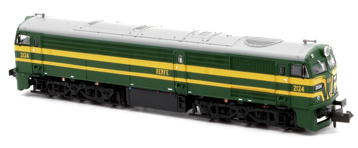 LOCOMOTORA 2100-321 PreUIC 2124, RENFE (DIGITAL). MFTRAIN N13230D
