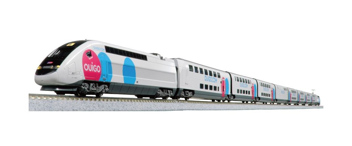 SET BASICO OUIGO ESPAÑA TGV EURODUPLEX. KATO 10-2117