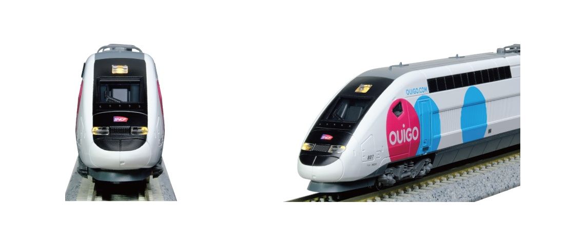 SET BASICO OUIGO ESPAÑA TGV EURODUPLEX. KATO 10-2117 - Imagen 2